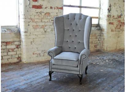 Chesterfield armchair sofa couch chair TV lounge relax designer living room