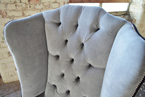 Chesterfield armchair sofa couch chair TV lounge relax designer living room