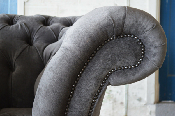 Armchair Metal Design Lounge Club Chair Seat Relax Luxury Room Waiting New Upholstery