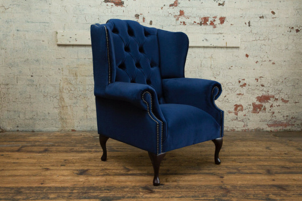 Chesterfield Velvet Armchair Sofa Upholstered Sofas Design Luxury Couch Relax TV New