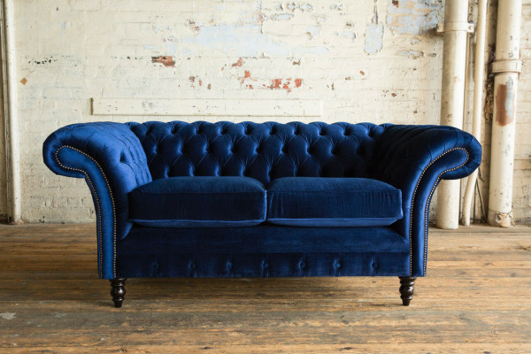 Chesterfield Sofa 2-Seater Upholstered Designer Couches Sofa Set Two-Seater