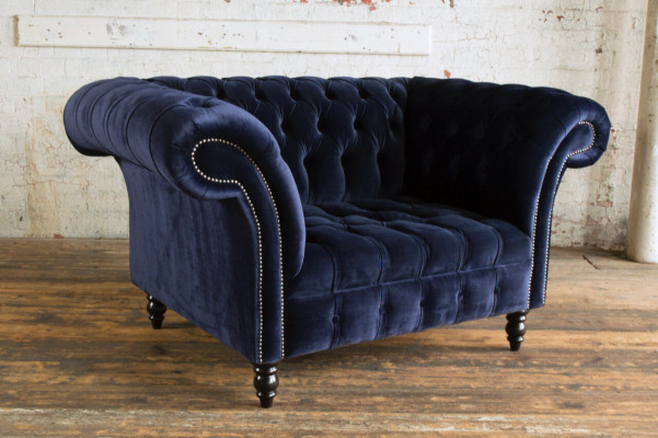 Chesterfield Sofa Couch Upholstery Suite 1.5-Seater Sofas Classic One-Seater