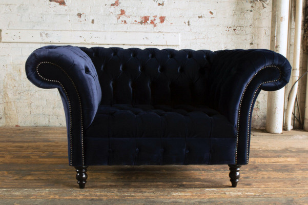 Chesterfield Sofa Couch Upholstery Suite 1.5-Seater Sofas Classic One-Seater
