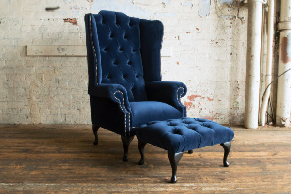 Lounge Luxury TV Club Upholstered Seat Armchair Design Couch Sofa New Relax Velvet