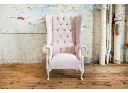 Armchair, couch, upholstery, designer, fabric, 1-seater, couches, upholstery, Chesterfield, seat