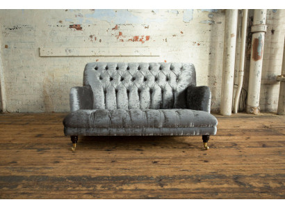 Chesterfield Couch durable and high-quality couch three-seater seat cushion