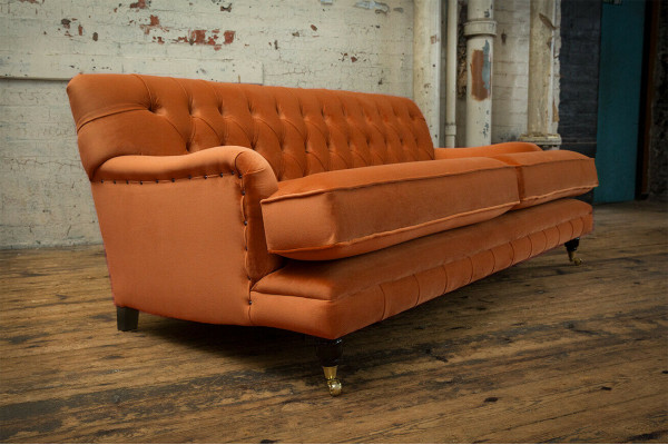 Chesterfield Couch Cushion durable and high-quality couch three-seater