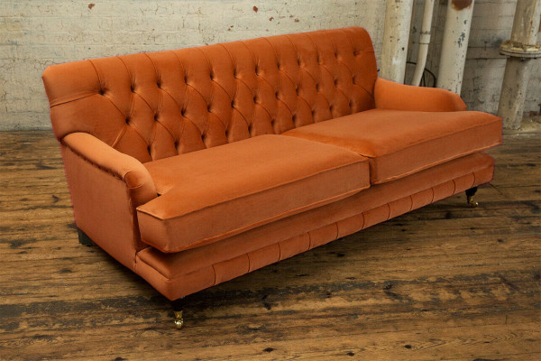 Chesterfield Couch Cushion durable and high-quality couch three-seater