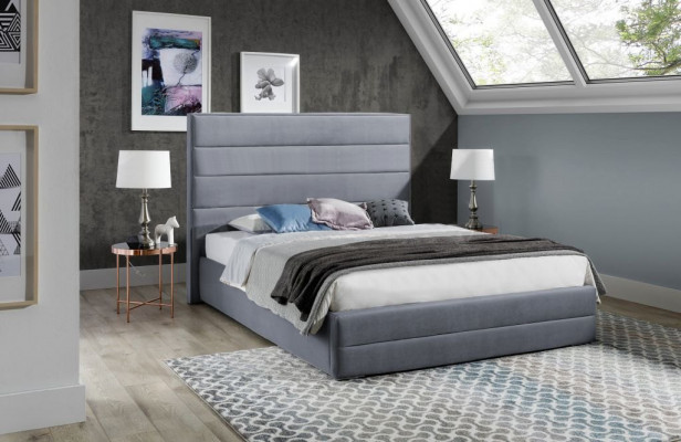 Luxury bedroom bed upholstery design 160x200cm double hotel beds textile new
