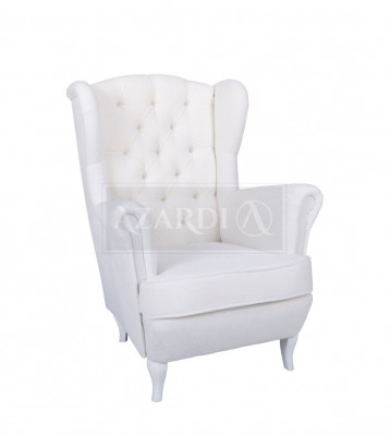 Wing chair Chesterfield armchairs armchair 1 seater throne chair seat padding