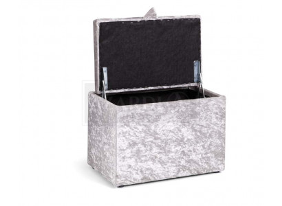 Pouf footstool ottoman seat stool upholstered stool elegant chest box new