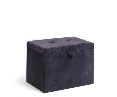 Pouf footstool ottoman seat stool upholstered stool elegant chest box new