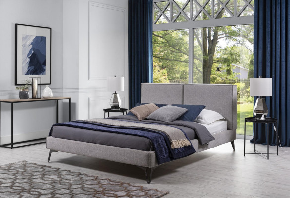 Luxury leather textile bed, upholstered beds double modern marriage 140/160/180 new