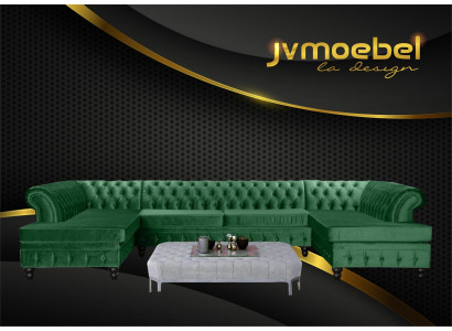 Modern design luxury coffee table, textile Chesterfield living room table, coffee tables