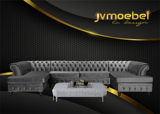 Modern design luxury coffee table, textile Chesterfield living room table, coffee tables