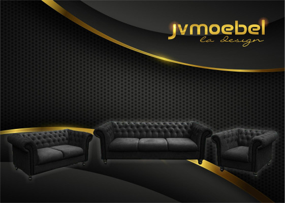 Three-seater fabric living room white design sofa sofas velvet XXL big upholstered couches