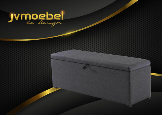 Chest Storage Box Luxury Bedroom Stool Textile Footstool 120x60x40cm