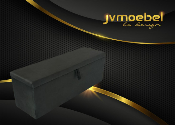Modern design storage box luxury bedroom stool textile trunk boxes