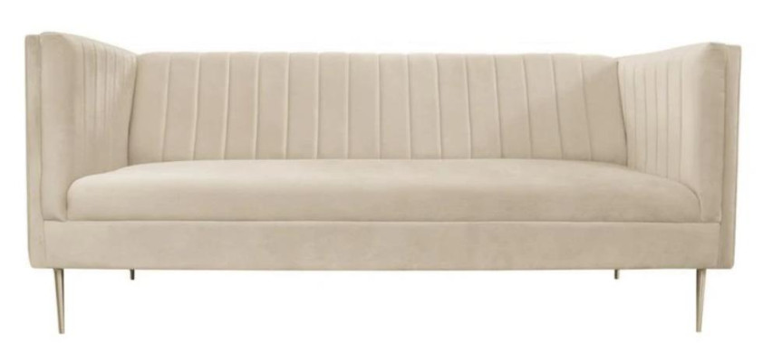 Luxury Green Chesterfield Three-Seater Upholstery Furniture Hotel Living Room Practice Velvet