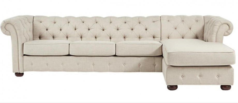 Corner sofa beige living landscape couch corner suite upholstery chesterfield furniture design
