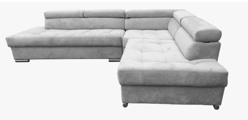 Gray sectional sofa, big textile fabric sofas, creative furniture, new modern design couches.