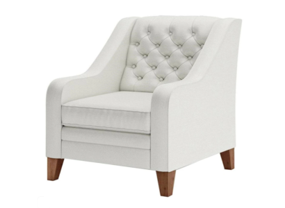 Armchair Textile Fabric White Creative Furniture New Living Room Modern Chesterfield Loft