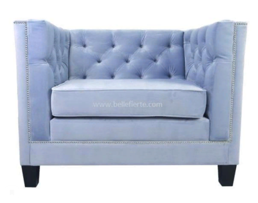 Chesterfield armchair textile fabric purple creative furniture new living room modern pink
