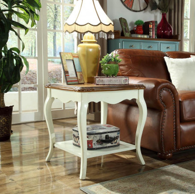 Noble Designer American Coffee Table Side Table Wood Sofa Living Room Table