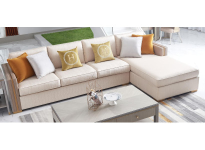 Corner sofa textile corner living landscape design luxury sofa couch corner set furniture new