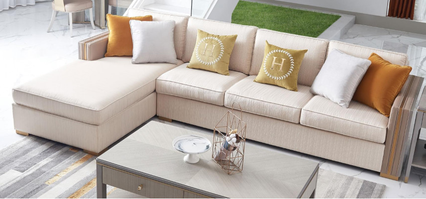 Corner sofa textile corner living landscape design luxury sofa couch corner set furniture new