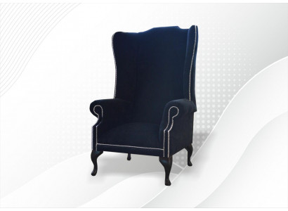Armchair Design Couch Chesterfield Fabric Lounge Club Upholstered Luxury 1-seater