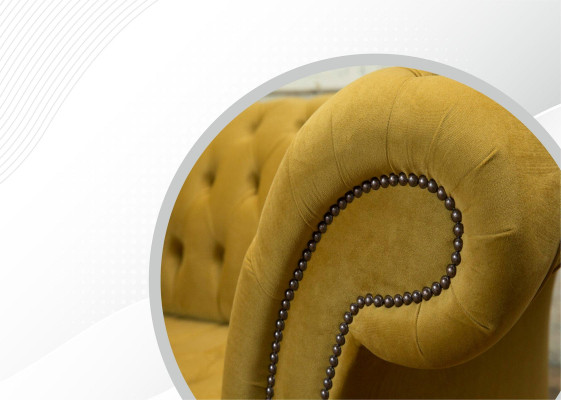 xxl Chesterfield Big Sofa Couch Upholstery Set 4 Seats Textile Sofas New