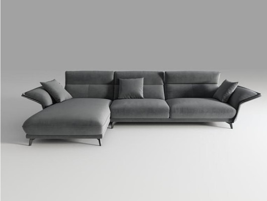 Sofa fabric L-shape couch living landscape corner sofa set modern design couches