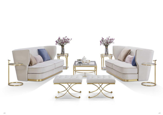 Italian style sofa set couch complete set 3+2+2 seater sets