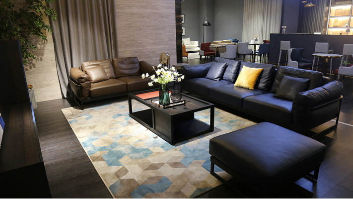 Design furniture sofa couch 3-seater upholstered sofas living room couches leather three-seater