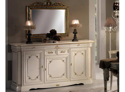 Design dresser furniture sideboard classic living room wood cabinet luxury Italy