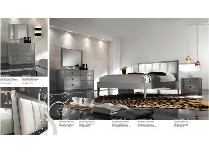 Bedroom bed nightstand dresser mirror set group double new set 5-piece
