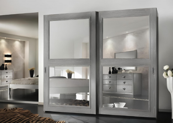 Cabinets cupboard wardrobe sliding doors wood furniture interior Italy new