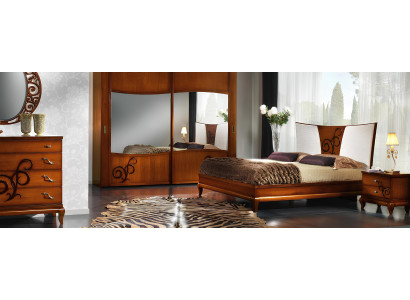 Luxury 3-piece Set Bedroom Bed Nightstand Beds Double Wooden Bed Frame New