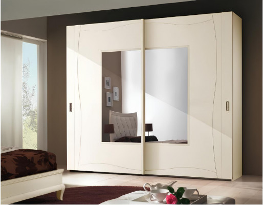Closets bedroom wardrobe with sliding doors wardrobe wall wood design