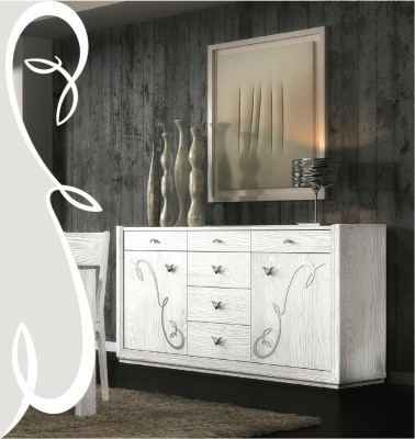 Sideboard dresser cabinet luxury chests cabinet shelf furniture wooden cabinet Italy