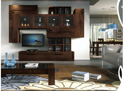 Living room wall unit TV wall extension wall living room furniture RTV wall units cabinet shelf