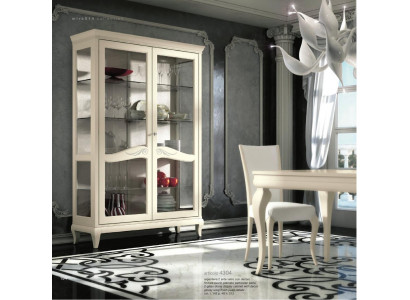 Luxury showcase display cabinet glass cupboard wood shelf modern cabinets new