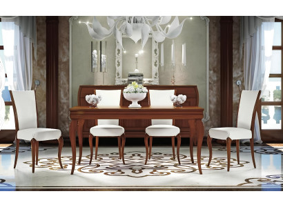 Dining Room Dining Table Chair Extendable Table Tables Set Wood Design Set 5-piece.
