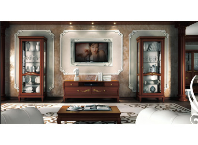 rtv set 3-piece living room display cabinet TV modern wood furniture cabinet style new group