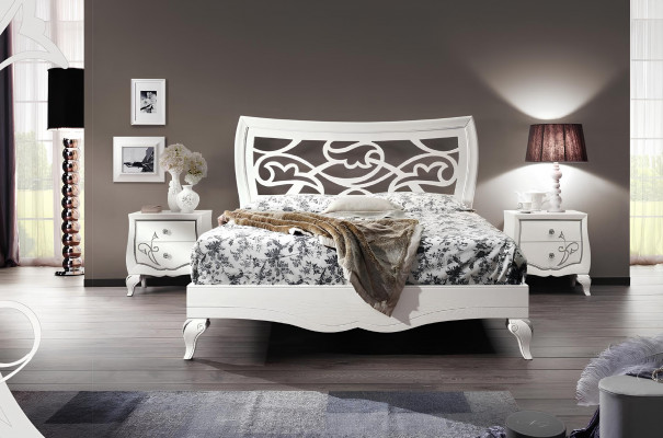 Bedroom bed nightstand set group beds double bed frame 3-piece set new