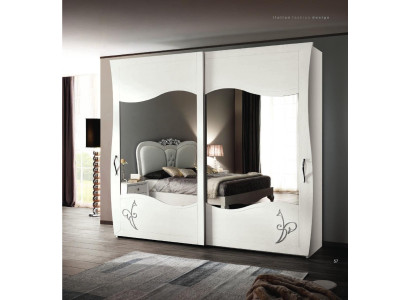 Wardrobe Multipurpose Shelves Cabinet Shelf Storage Wardrobe Mirror