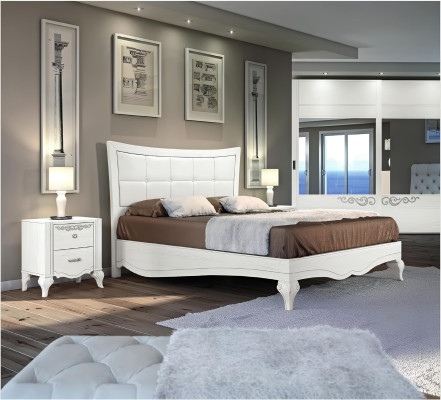 Bed double bed beds upholstered wood designer double bed frame white bed frames