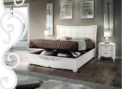 Furniture Set 3-piece Bedroom Bed Nightstand Double Wood Modern Group Beds