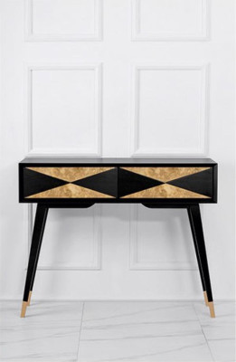 Console table, table console, sideboard, end table, wood, modern luxury, gold design